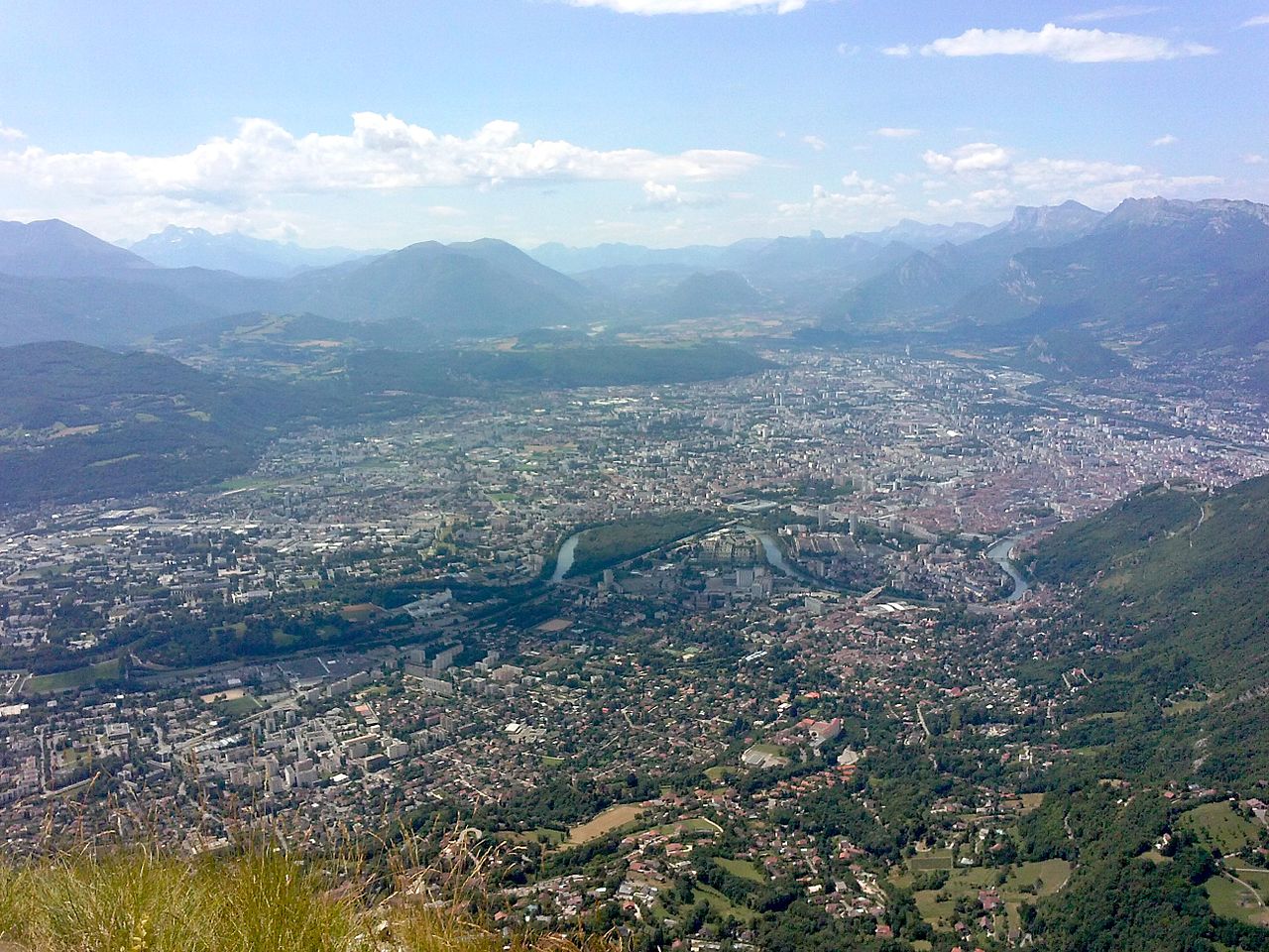 Grenoble depuis le Fort du Saint-Eynard